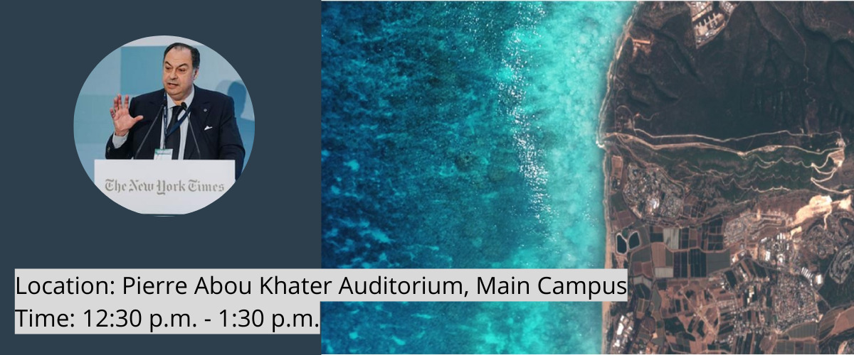 International Expert to provide Holistic Analysis of the Lebanon-Israel Maritime Boundary Agreement at NDU