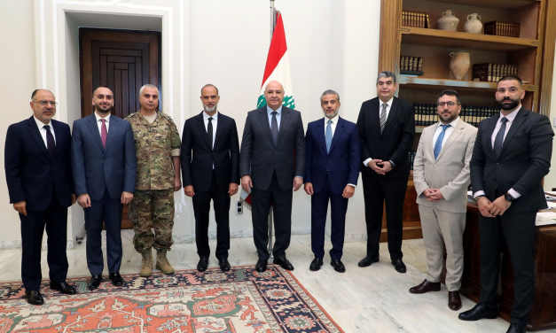 President Aoun Chairs Opening Meeting of Committee Handling Cyprus Border Delimitation