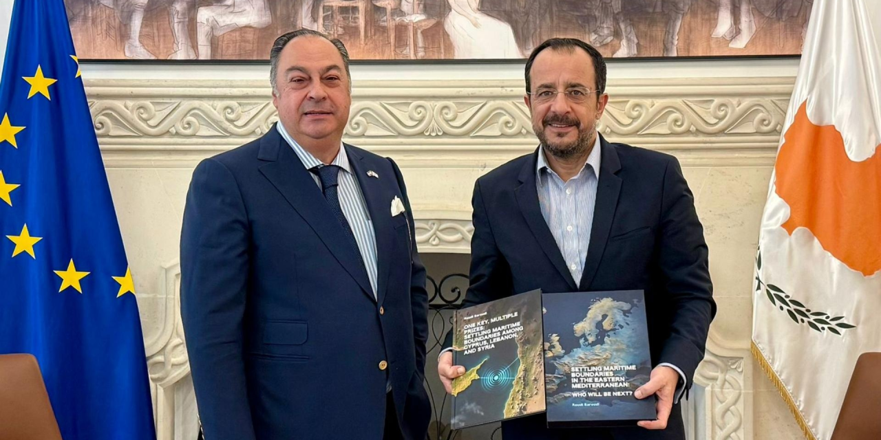 Amid Maritime Boundary Talks in the Region, Cypriot President Receives International Energy Expert, Roudi Baroudi, on UN Demarcation Tools