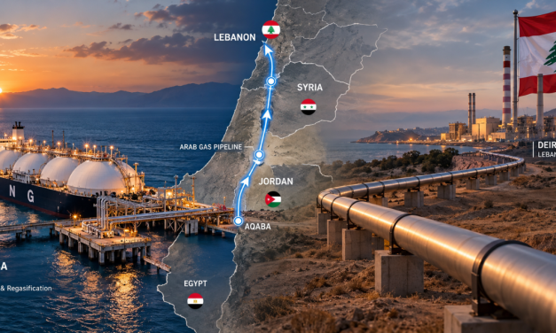 Jordan Agrees to Supply Lebanon with Natural Gas Through Aqaba